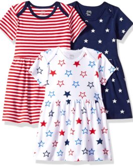 Amazon Essentials Girls’ Baby 3-Pack Dress